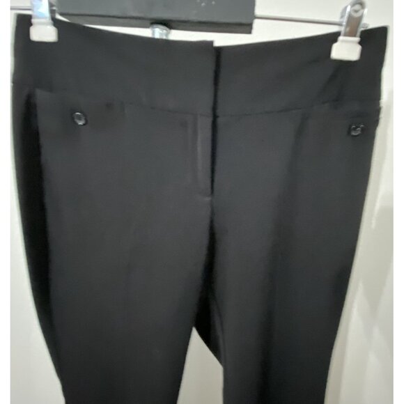 Maurices Dress Pants Women 9/10 Black 34X31.5”Stretch Polyester Blend Career - Picture 2 of 9